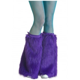 Adult Purple Furry Boot Covers Promotions