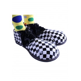 Checkered Jumbo Clown Shoe Promotions