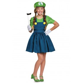 Tween Luigi Skirt Costume Promotions