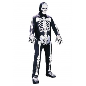 Adult Skeleton Jumpsuit Costume Promotions