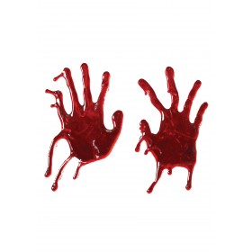 Bloody Window Hand Print Cling Promotions