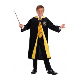 Harry Potter Kids Deluxe Hufflepuff Robe Costume Promotions