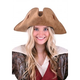 Suede Pirate Hat for Women Promotions