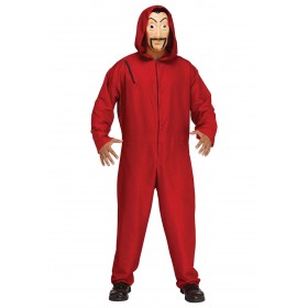 Red Bank Robber Costume for Adults - Women's
