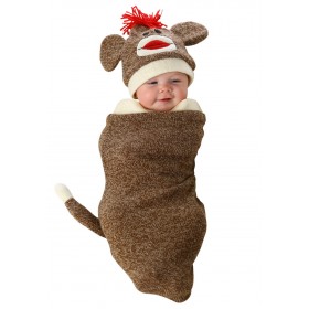 Sock Monkey Newborn Bunting Costume Promotions