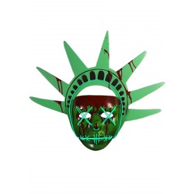 Lady Liberty Light Up Mask from The Purge Promotions