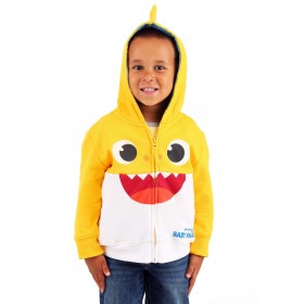 Yellow Baby Shark Costume Hoodie for Toddler's Promotions