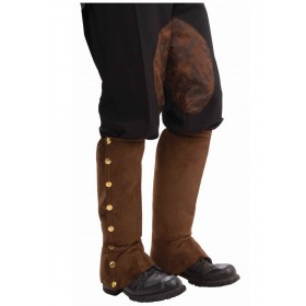 Steampunk Suede Shoe Spats Promotions