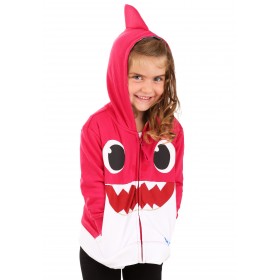 Baby Shark Costume Pink Hoodie for Toddlers Promotions