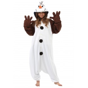 Adult Olaf Pajama Costume Promotions