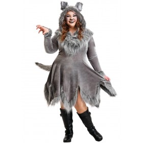 Plus Size Women's Wolf Costume Promotions