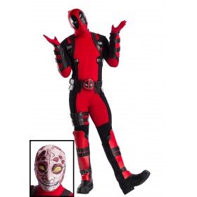 Premium Marvel Deadpool Plus Size Mens Costume