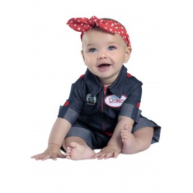 Rosie the Riveter Costume For baby Promotions