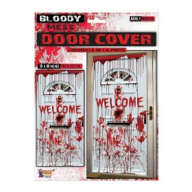 30" x 60" Bloody Mess Door Cover Promotions