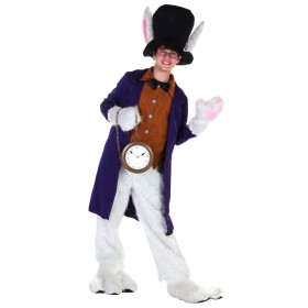 Wonderland White Rabbit Costume for Teens Promotions