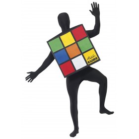 Rubik's Cube Costume for Adults - Women's