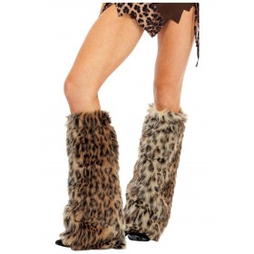 Animal Print Furry Leg Warmers Promotions