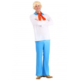 Classic Scooby Doo Fred Costume for Men - Men's