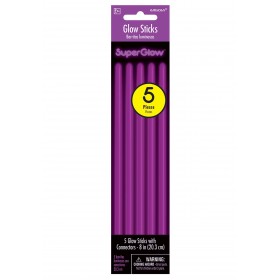 Purple 8 Inch Glowsticks - Pack of 5 Promotions