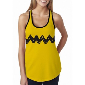 Women's Yellow Charlie Brown Tank Top