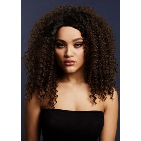 Fever Lizzo Dark Brown Heat Styleable Wig for Women Promotions