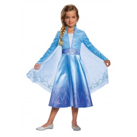 Deluxe Disney Frozen 2 Girls Elsa Costume Promotions