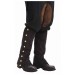 Steampunk Black Suede Spats Promotions - 0