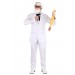 Men's White Suit Costume - 0