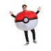 Inflatable Poke Ball Adult Costume - Men's - 1