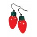 Light Up Christmas Bulb Earrings Promotions - 0