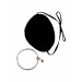 Satin Pirate Eye Patch w/Earring Promotions - 0