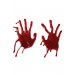 Bloody Window Hand Print Cling Promotions - 0