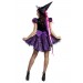 Purple Web Witch Costume for Women - 1
