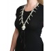 Adult Faux Ivory Necklace W/ Skull Pendant Promotions - 0