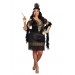 Ladies Plus Size Swanky Flapper Costume Promotions - 0