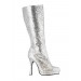 Silver Glitter Boots Promotions - 0