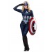 Captain America Women's Costume - 0