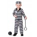 Toddler Delluxe Button Down Boys Jailbird Costume Promotions - 0