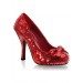 Adult Red Sequin High Heels Promotions - 0