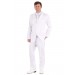 Men's White Suit Costume - 1