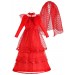Red Gothic Wedding Dress Costume - Women's - 8