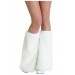 Adult White Furry Boot Covers Promotions - 0