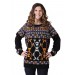 Day of the Dead Dancing Skeletons Halloween Adult Sweater Promotions - 2