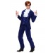 Deluxe Blue 60s Swinger Costume for Men - Men's - 0