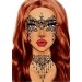 Adhesive Masquerade Black Face Jewels Promotions - 1