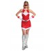Women's Power Rangers Deluxe Red Ranger Costume - 0